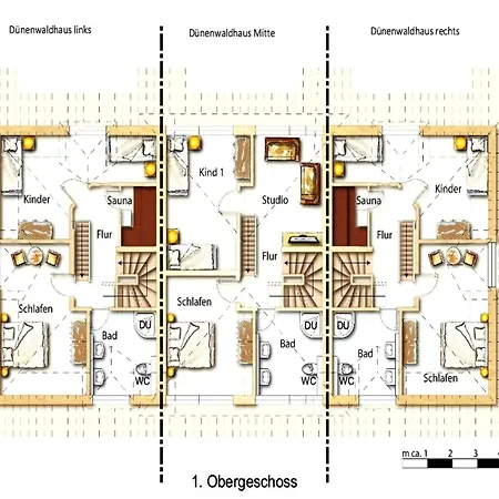 Reihenhaus Duenenwaldhaus In Apartment Trassenheide