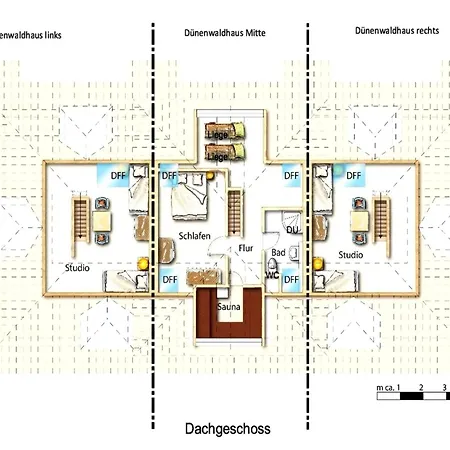 아파트 Reihenhaus Duenenwaldhaus In *